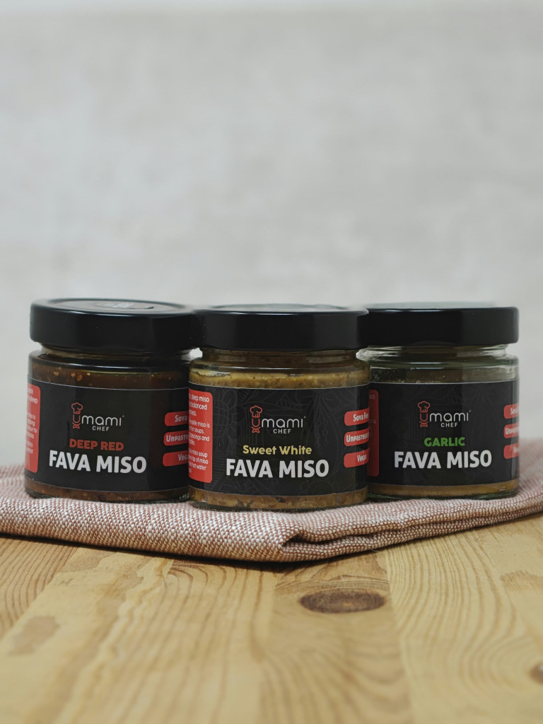 The "Light to Dark" Miso Tasting Flight (3 × 200g)